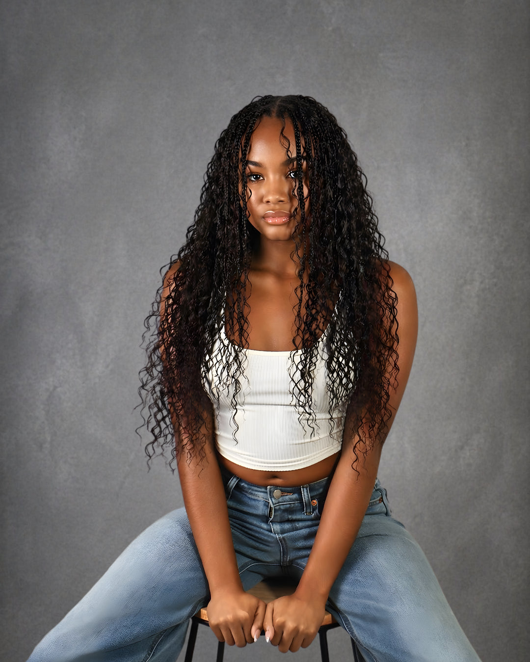 Boho Braiding Curls