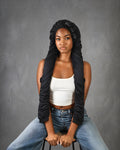 Pantyhose Bonnet for Braids